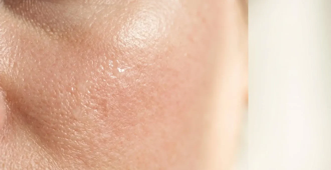 Représentation visuelle de la réparation de la barrière cutanée endommagée avec rougeurs et inflammation